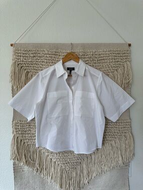 ME + EM Cropped Boxy Cargo Shirt